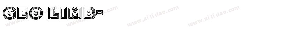 Geo Limb字体转换